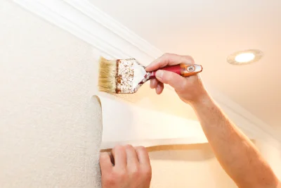 Pose de papier peint à Bulgnéville — revêtements muraux et toiles de verre